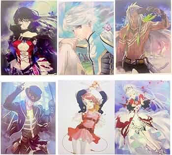 テイルズ オブ ゼスティリア ザ クロス マチアソビ 色紙風カード全18種 テイルズ オブ ゼスティリア ザ クロス マチアソビ 色紙風カード