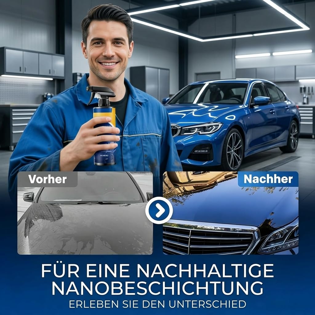 Sopami Spray Car, Quick Effect Coating Agent, 3-in-1 Autolackspray für Glanz und Schutz, Nano Lackversiegelung Auto, Kratzerreparatur für Fahrzeugpflege (Drei Flaschen)