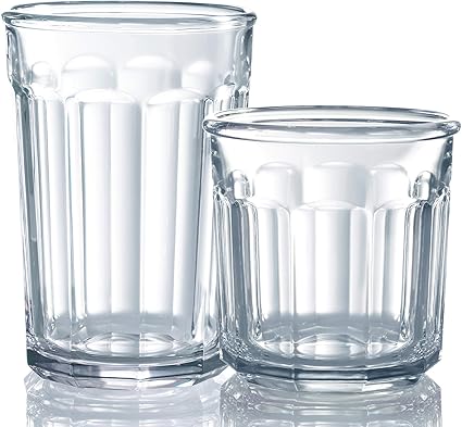 Working Glass 16-Piece Assorted Glass Tumbler Set