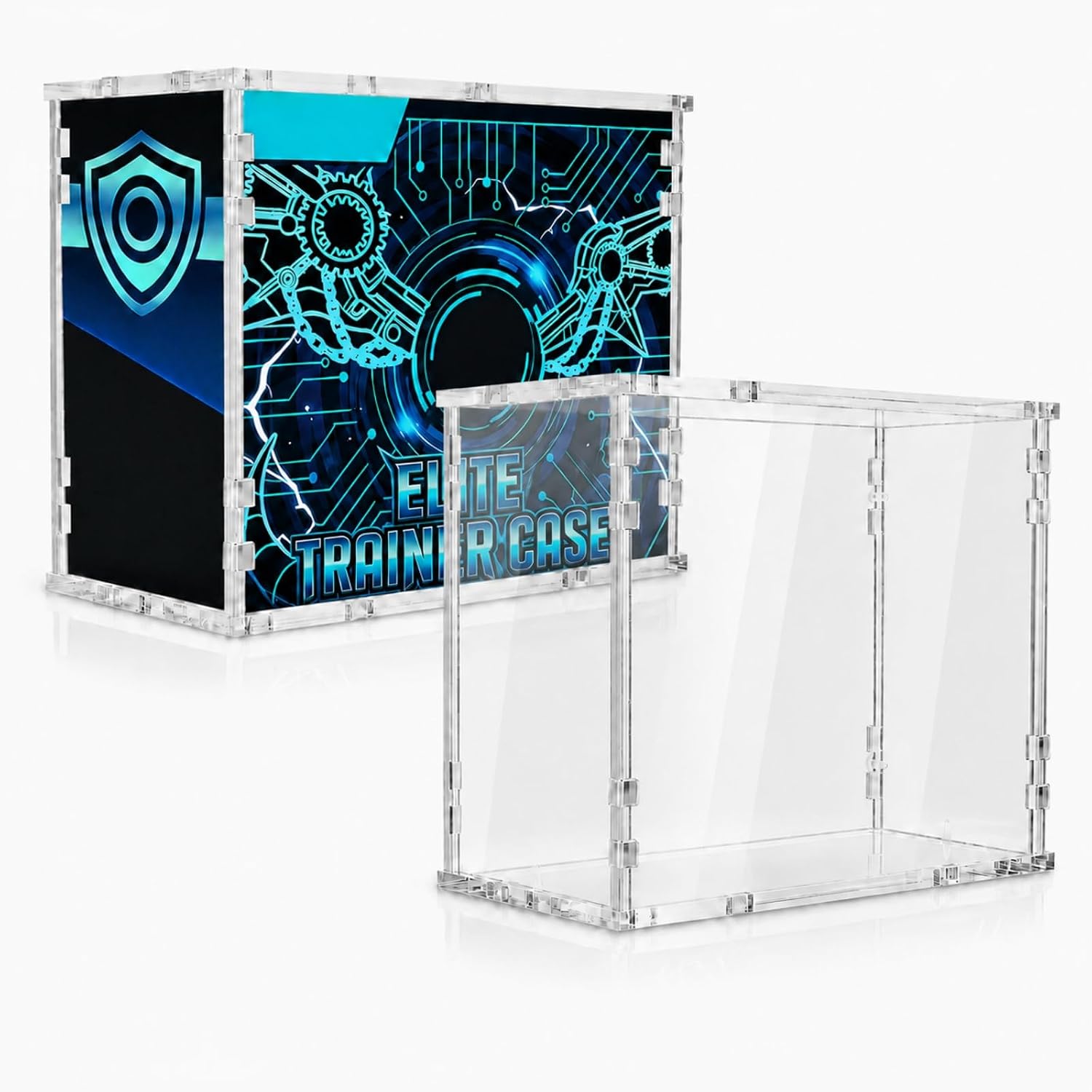 DEDC 1 Pack Acrylic ETB Protector Case for Elite Trainer Box