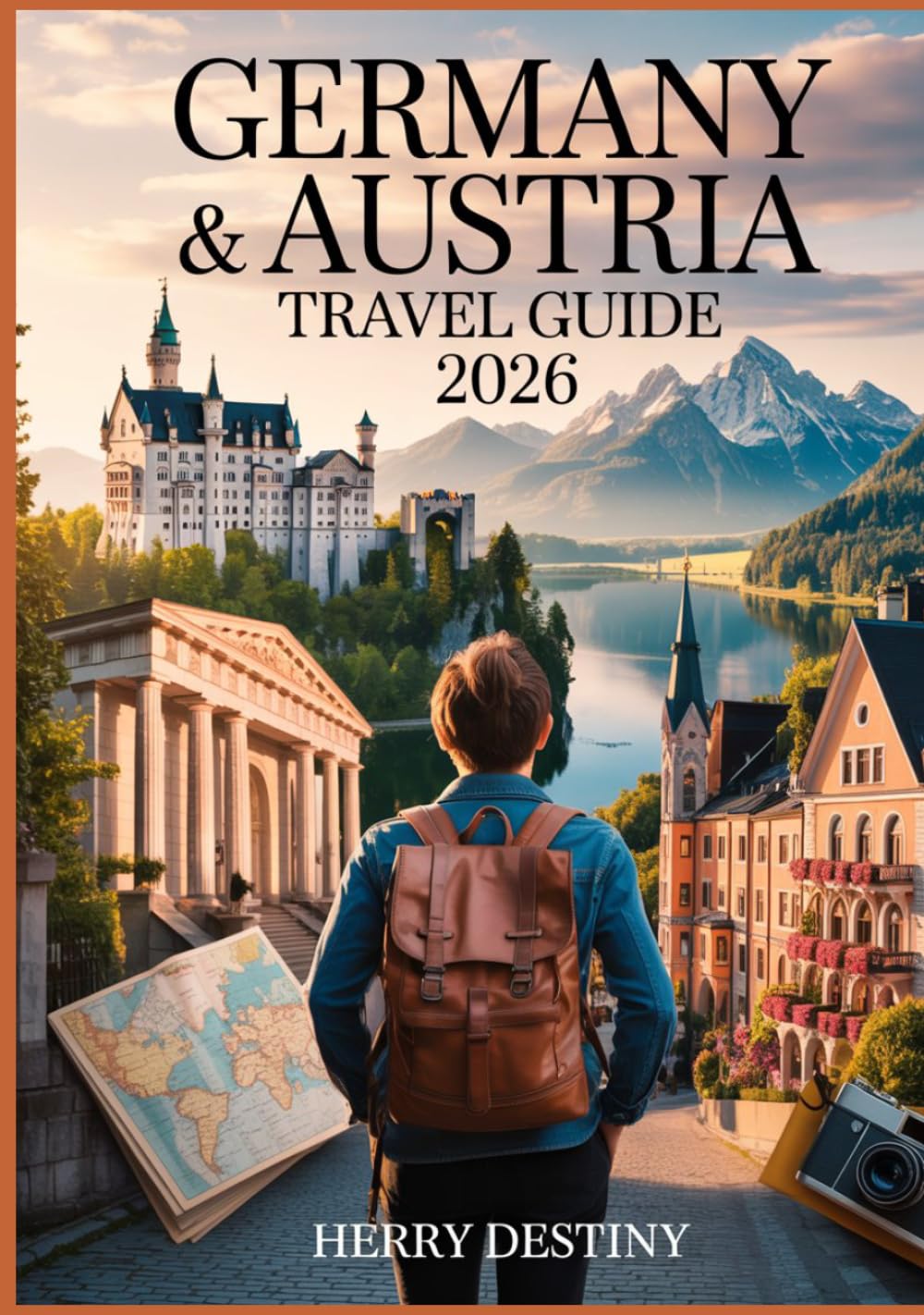 Germany & Austria Travel Guide 2026: Cities, Alps, Routes, Maps & Rail Travel      Hardcover – March 11, 2026