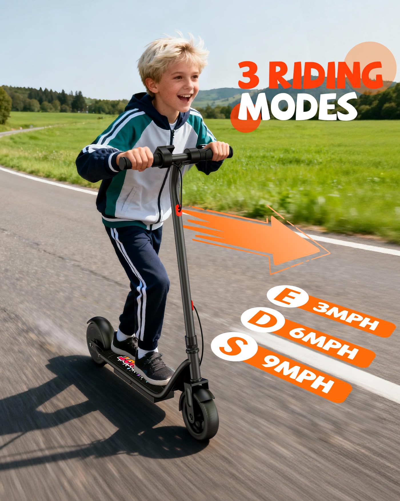 Maxshot Electric Scooter, 8.5" /10" /14" Tire, 16/19/22 Mph Top Speed, 12/16/21/27/28/49/50 Miles Long Range, Folding Escooter for Adults and Kids with Seat Bag, Dual Braking, Dual Suspension, App