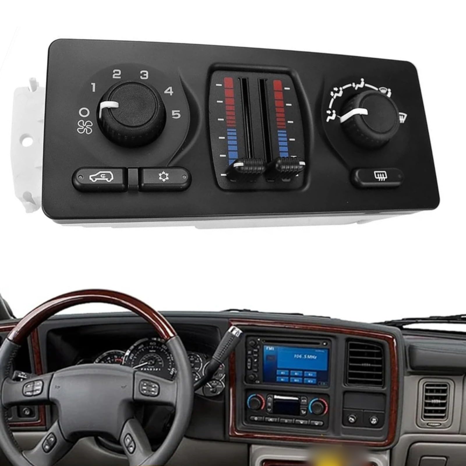 Módulo de control climático de aire acondicionado 599-210XD, para Chevrolet Avalanche, para Gmc para Sierra para Yukon, para Cadillac para Escalade, para Saab 9-7X, para Buick, para