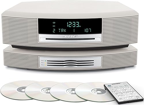 Bose Wave - Sistema de música con cambiador de CD múltiple, color blanco platino