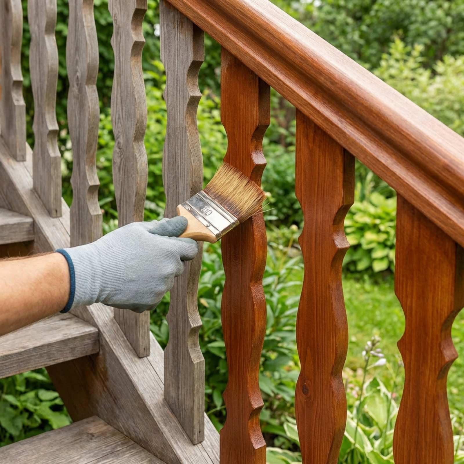 Lasure Escalier - Codeve Bois/Chêne foncé - 5L - Intérieur - Pour La Protection D'un Escalier En Chêne, Sapin, Hêtre Ou Frêne.