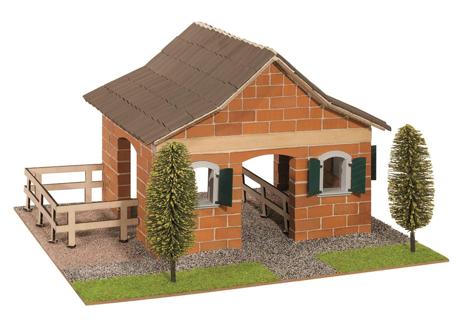 Teifoc T4950 Steinbaukästen-konstruktionsspielzeug-Big Horse Stable, Multi Color