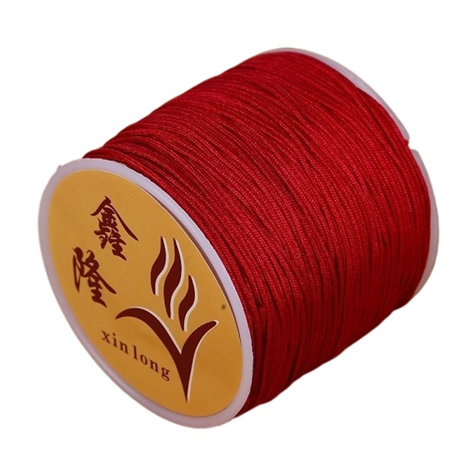 Nylon Cord Thread 20PCS 40m/lot 0.8mm Cotton Knotting Macrame Cord Nylon Thread String DIY Beading Braided Bracelet Jewelry Making for Making Bracelet, Necklace, Chinese Knot(09)
