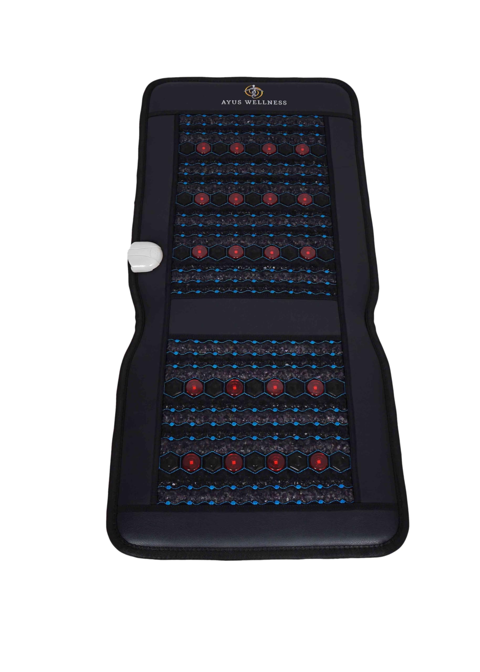 Infrared and Red Light PEMF Therapy Mat - Heating - Crystal Healing - Negative Ions - Medium (Chair Mat)