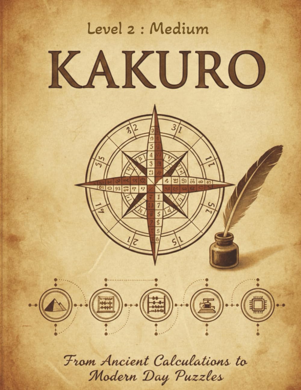 Kakuro: Kakuro Level 2 Medium (Kakuro Puzzle Book Set (Easy • Medium • Hard))