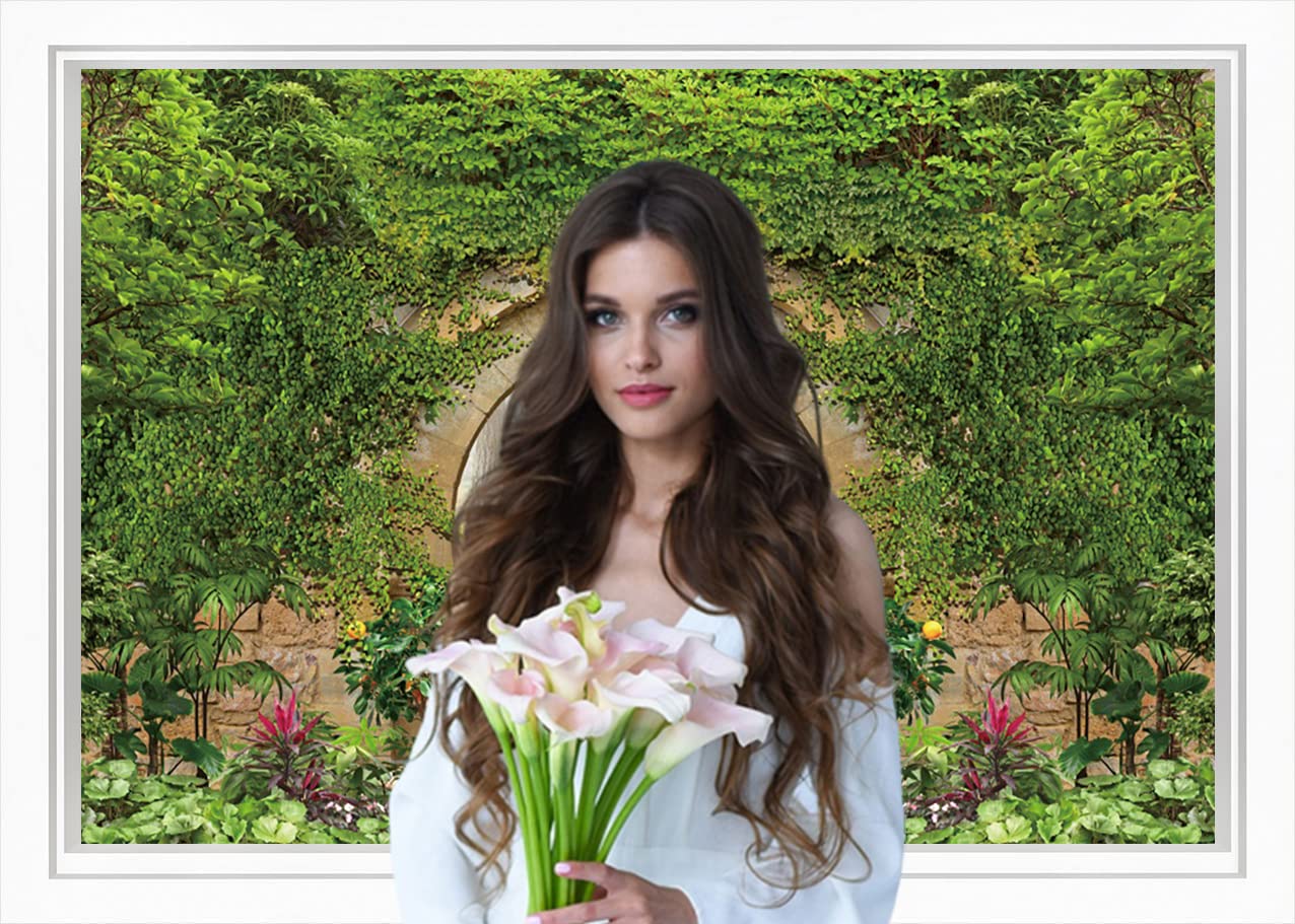 Aoihrraan 2.2x1.5m Spring Enchanted Forest Background Magic