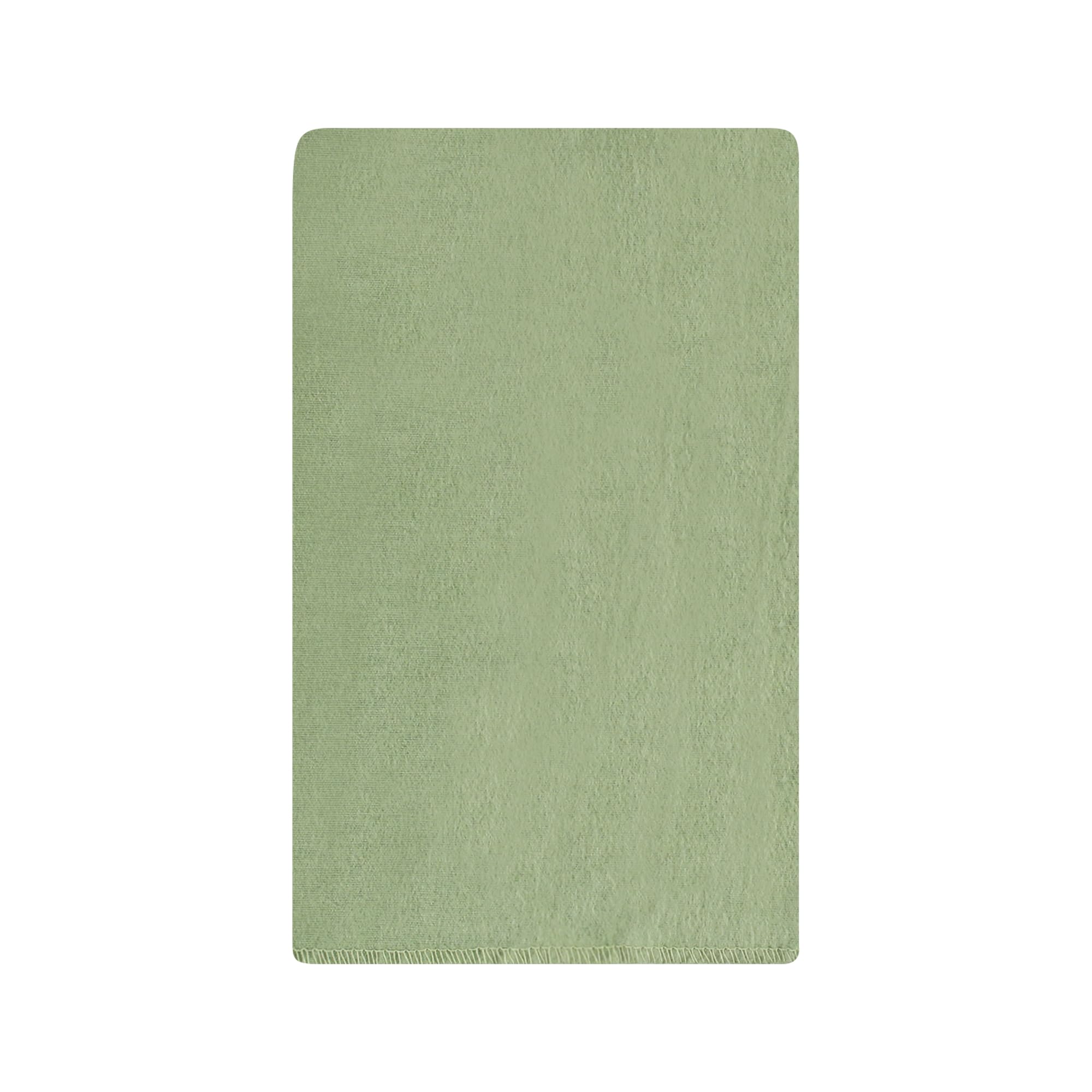 Hudson Baby Cotton Flannel Burp Cloths, Eucalyptus 10-Pack, One Size