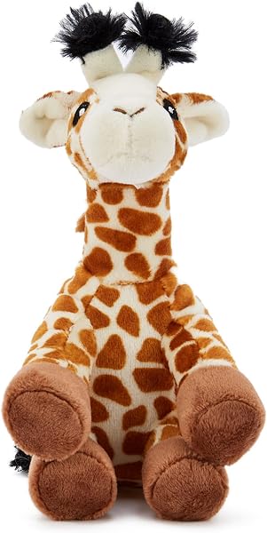 Zappi Co Peluche Douce et Moelleuse pour Enfants - Animaux en Peluche Parfaits pour des Compagnons de Jeu Douillets et Agréables pour Les Enfants (12-15 cm) (Eléphant + Girafe+ Lion) - 4
