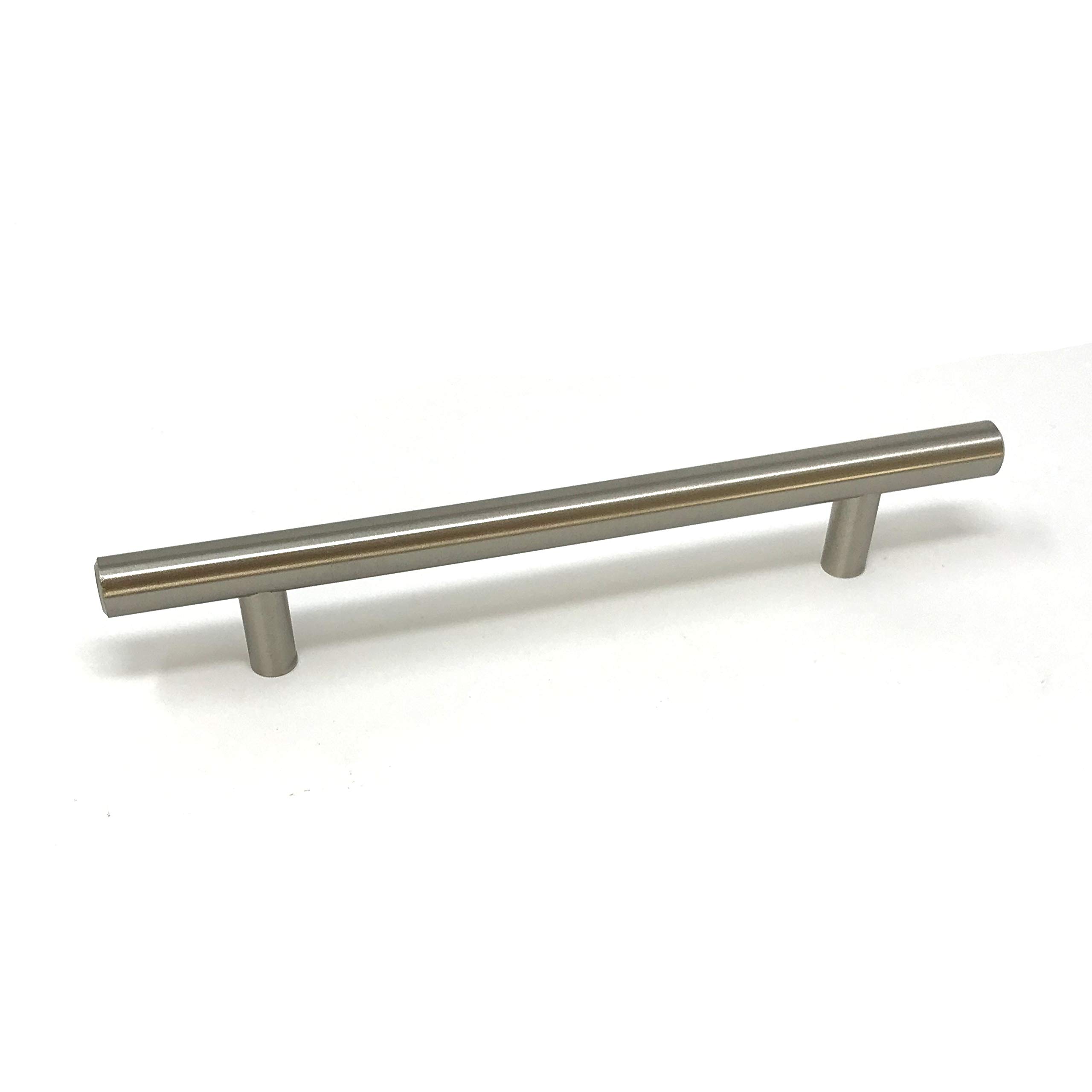 Handle & Home Brushed Nickel 128Mm Bar Handle For Kitchen Cabinets | Bedroom | Bathroom | Furniture | Cupboards