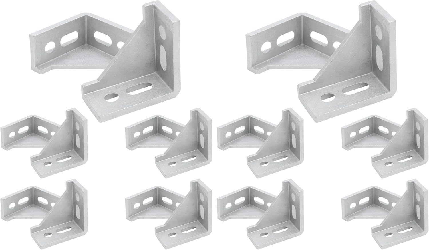 10Pcs 3030 Inside Corner Bracket Aluminum Connector 8mm Slot