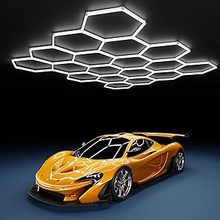 MODERN 18Grids Hexagon Garage Light