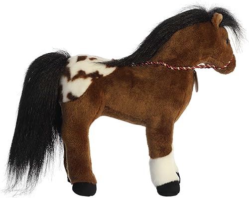 Miniatura 4 de Aurora Exquisito animal de peluche Breyer Showstoppers Appaloosa - Detalles realistas - Juego imaginativo - Marrón 13 pulgadas