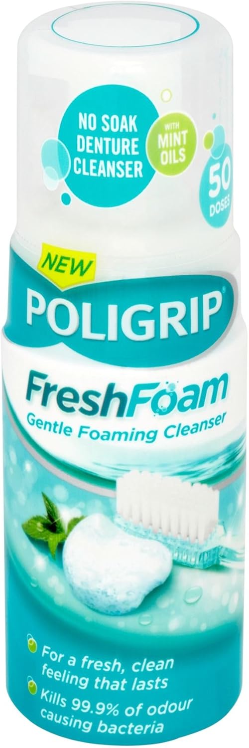 Poligrip Denture Freshfoam Liquid Cleaner 125ml Amazon.ca Health