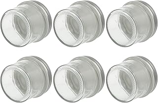 Milisten 6pcs 100ml Glass Sealing Jars with Airtight Lids for Honey Jam Caviar Storage, Food-grade Glass Containers Suitable for Kitchen Pantry and Canning