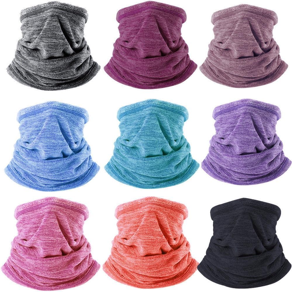 Winter Neck Gaiter Warmer for Men&Women,Windproof Face Cover Fleece Face Mask Scarf for Cold Weather Sport - Image 5