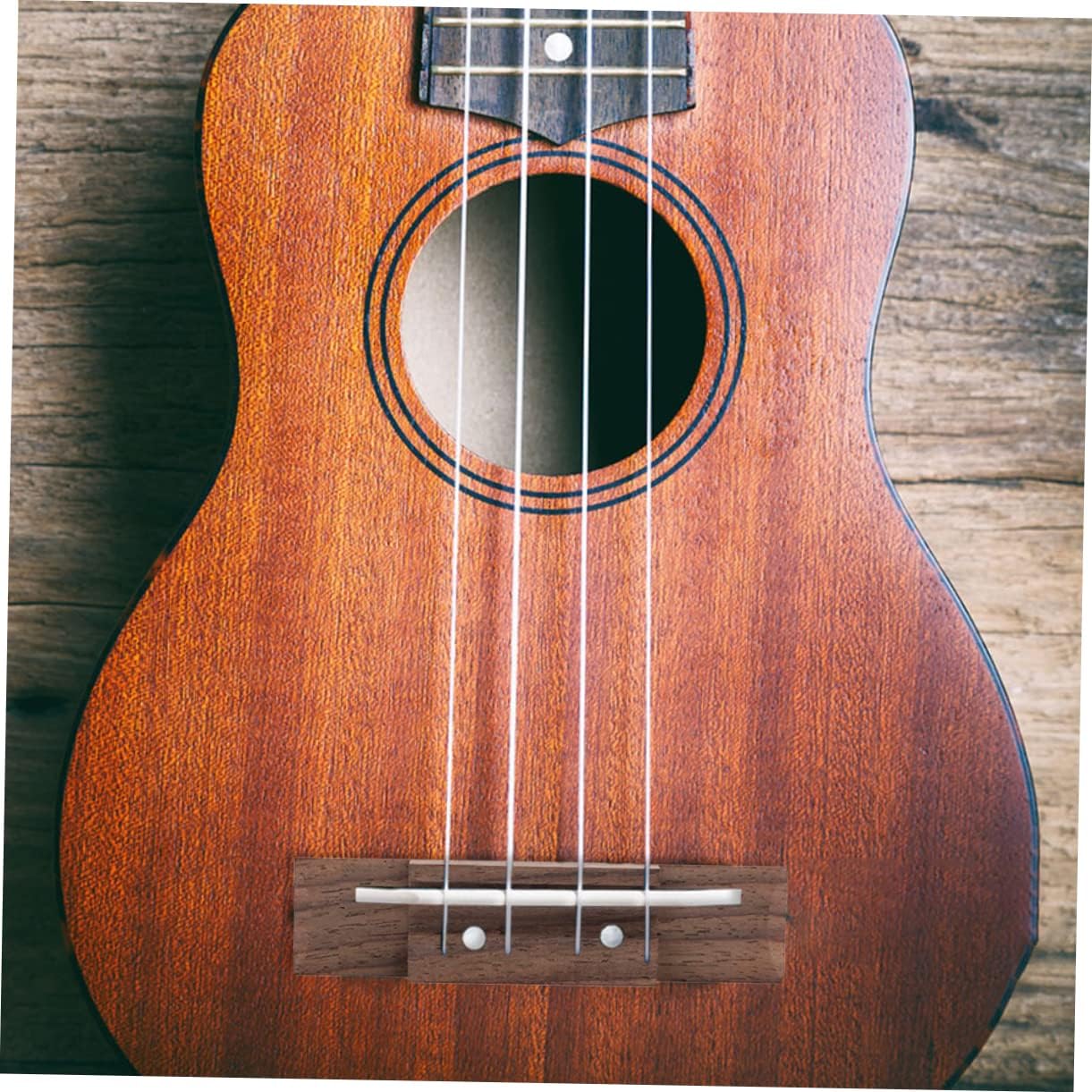 Toyvian 5sets Ukulele Bridge Saddle Replacement Parts String Ukulele Design Sound Quality Accessory for Instrument Repair