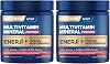 Nutraxin Multivitamin Mineral Complex – 12 Temel Mineral İçeren Günlük Destek – 300g – Vegan – Şekersiz ve Glutensiz (2 paketi)