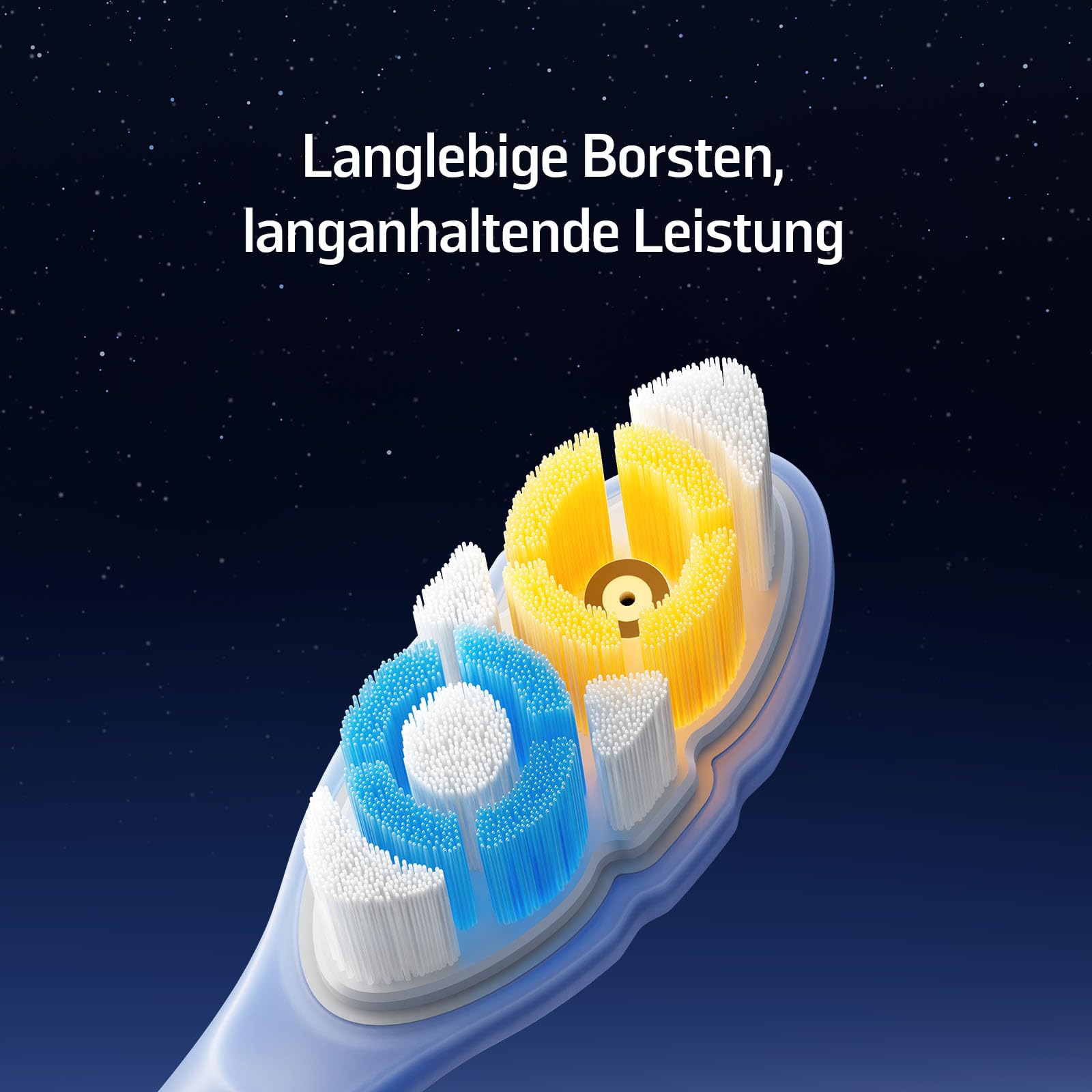Soocas Multiclean Ultra Clean Zahnbürstenköpfe - 2 Ersatzbürsten, kompatibel mit NEOS II und NEOS II Ultra Elektrozahnbürsten, Weiß