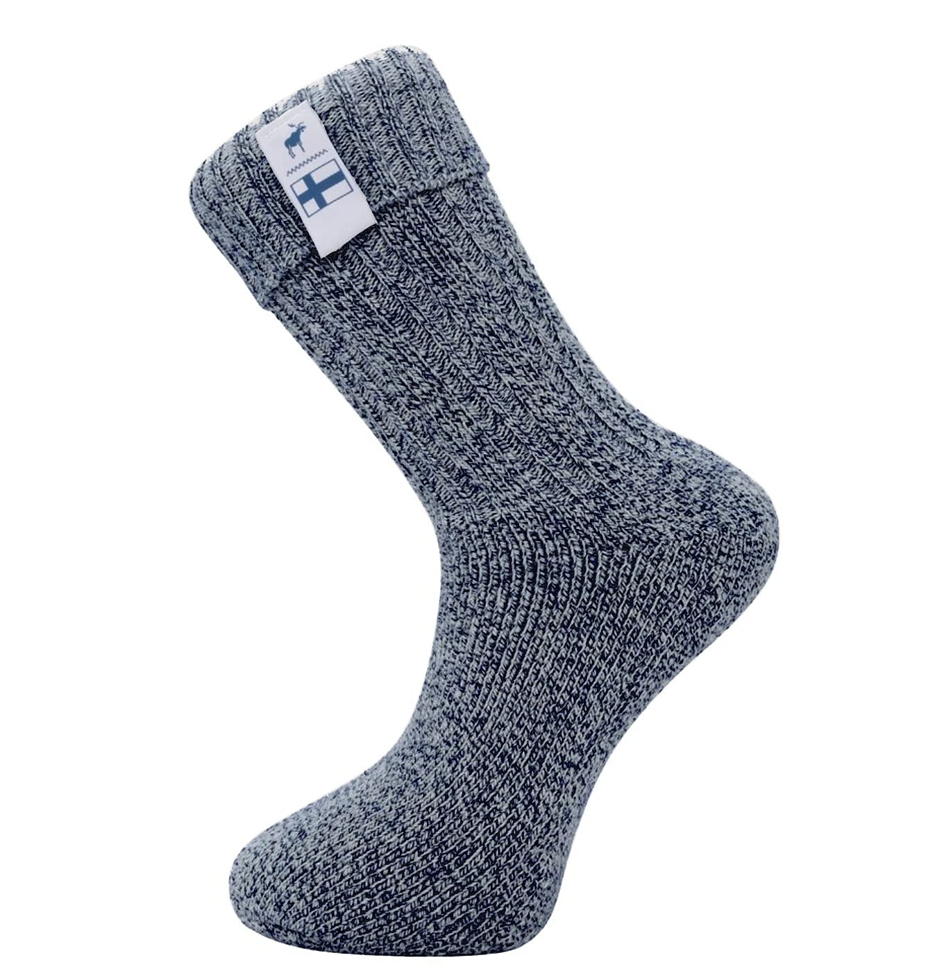 The Nordic Sock Company Sisu of Finland Socks (Baltic Blue, UK 6-8 | EU 39-42)