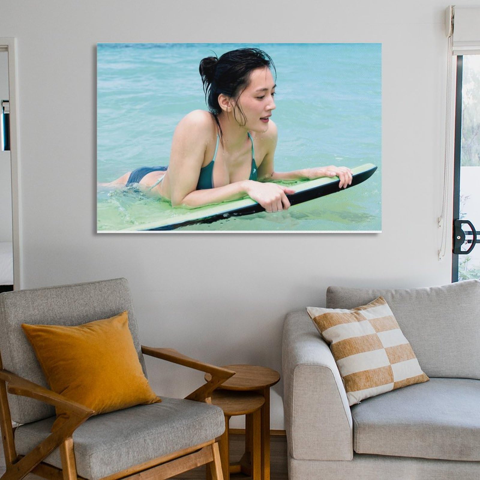 Amazon.co.jp: 綾瀬はるか グラビア水着画像写真のポスター アート