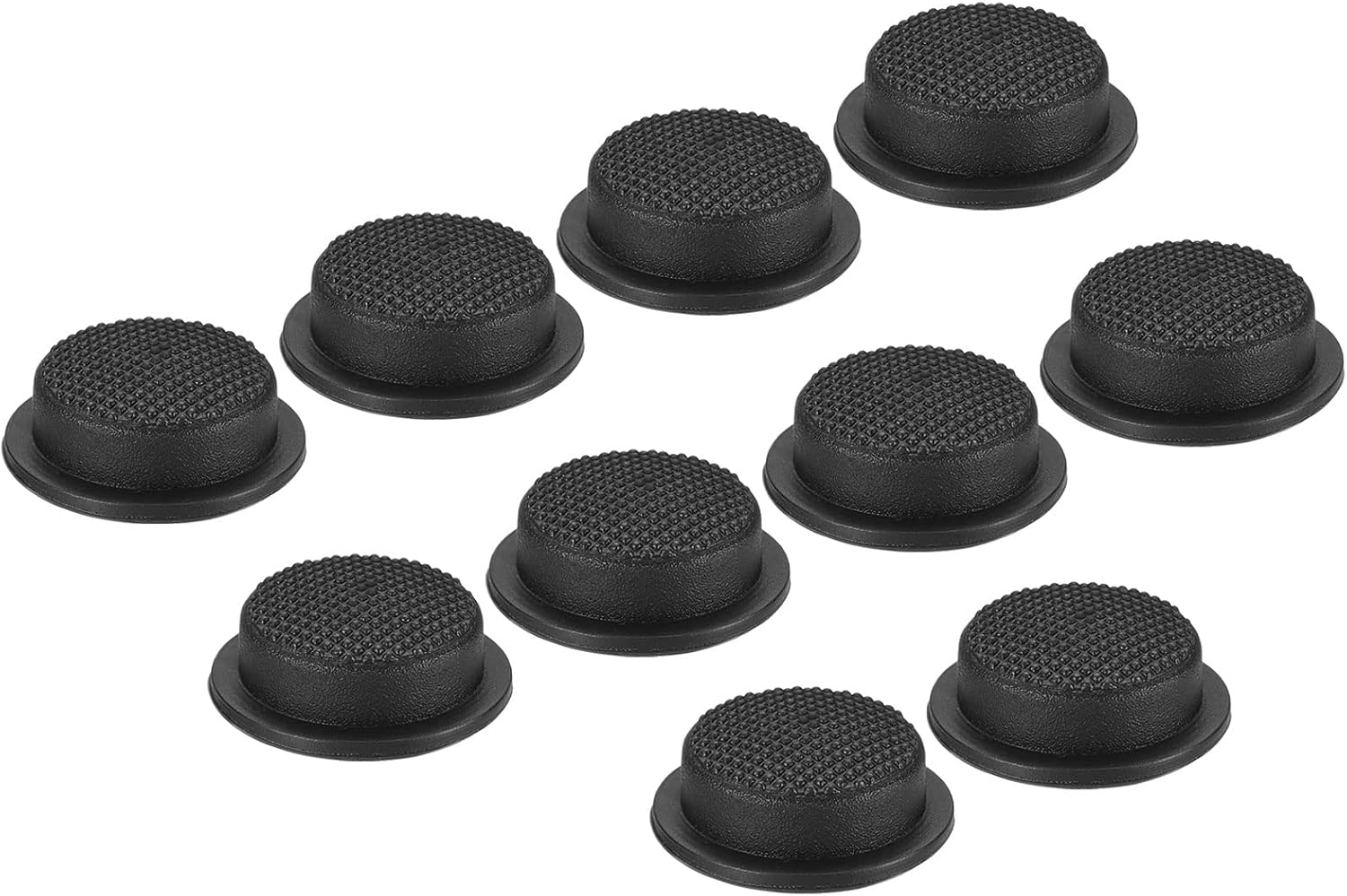 PATIKIL 0.63" LED Flashlight Switch Cap, 10 Pcs Silicone Soft Boot Cover for Push Button Switch Electric Torch Handheld Flashlights DIY Project, Black