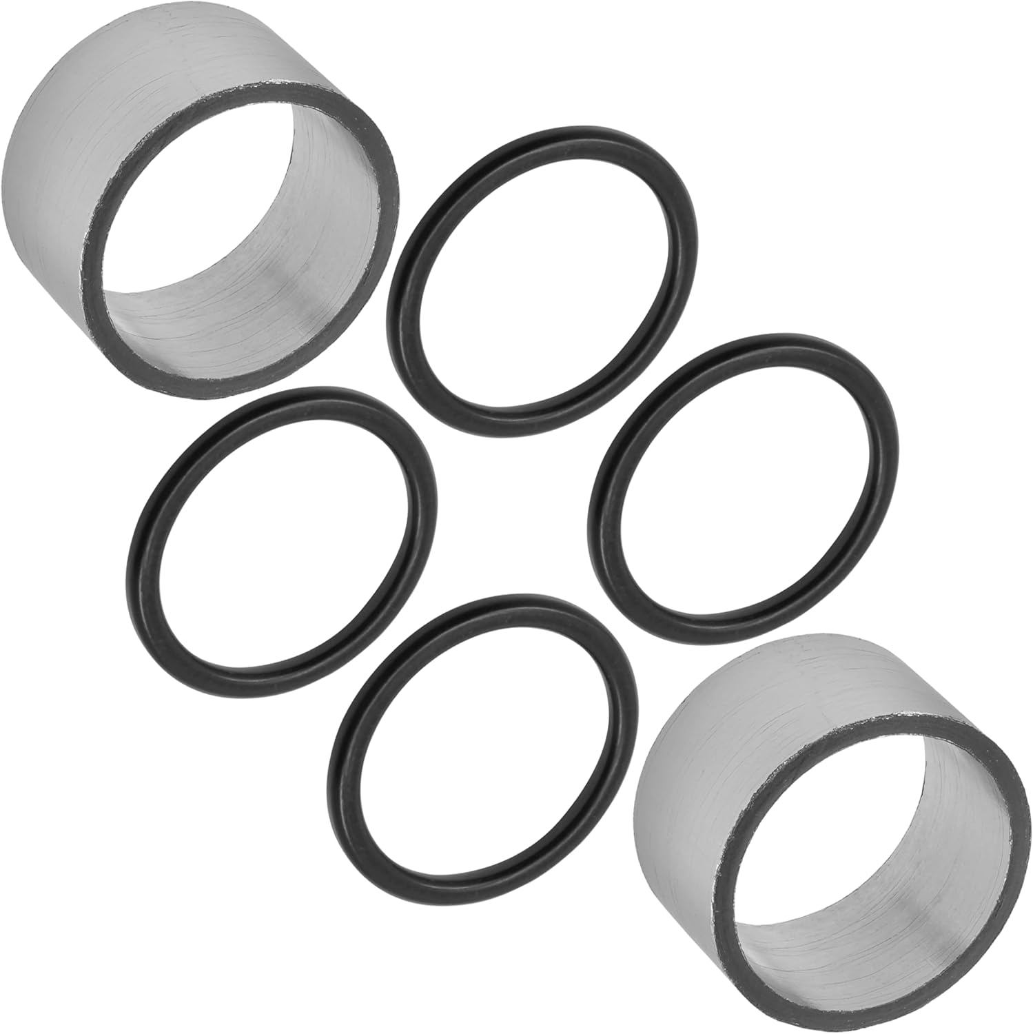 Caltric 18291-MW3-670 18391-ML0-003 18391-MM5-000 Exhaust Pipe Gaskets Compatible With Honda CBR1100XX 1997-2003