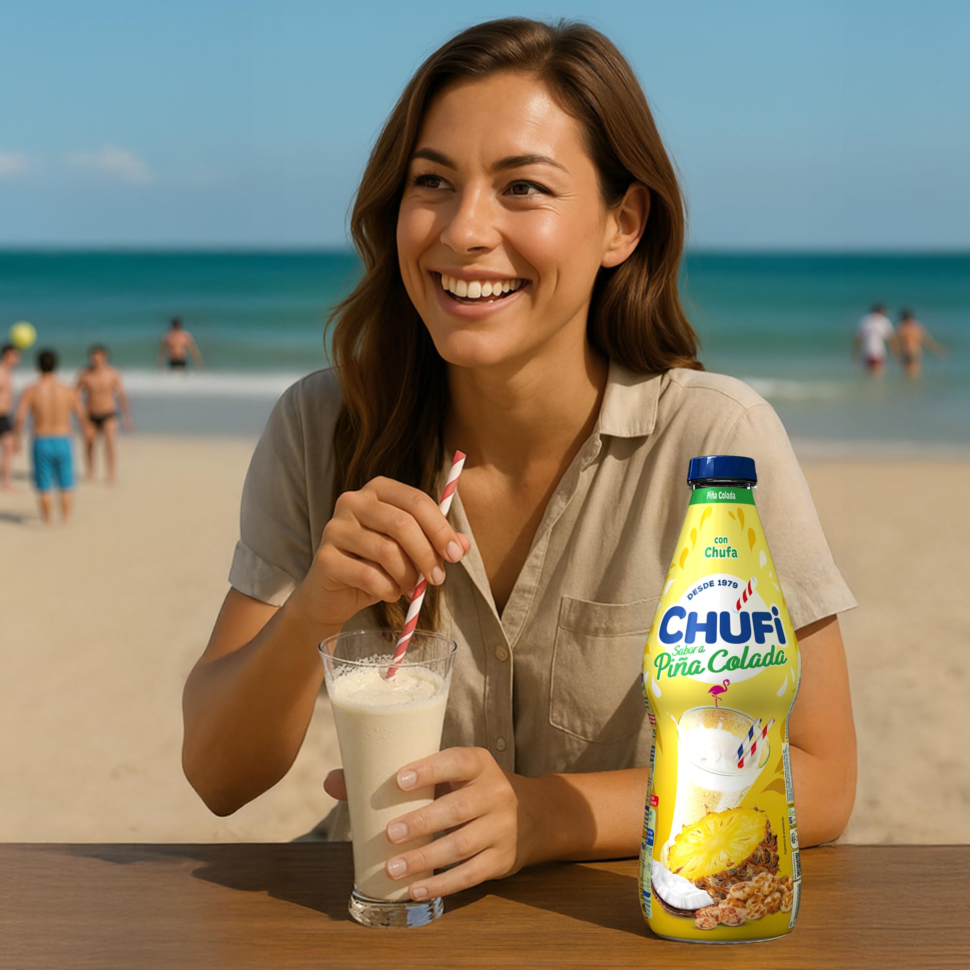 Chufi Horchata Piña Colada 1L - Bez Laktozy, Bez Glutenu, Wegański