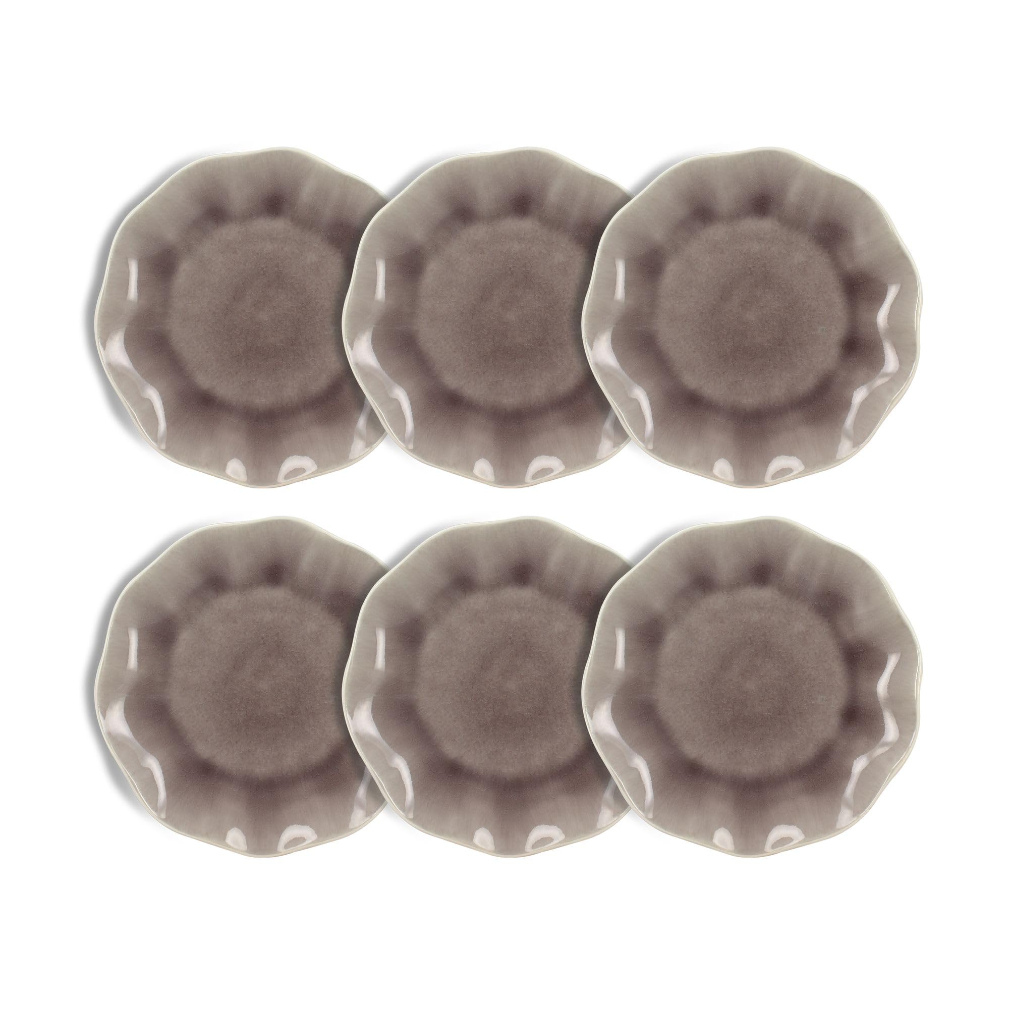 OGO Living 2614986 - Platos de postre (21,5 cm, gres parma)