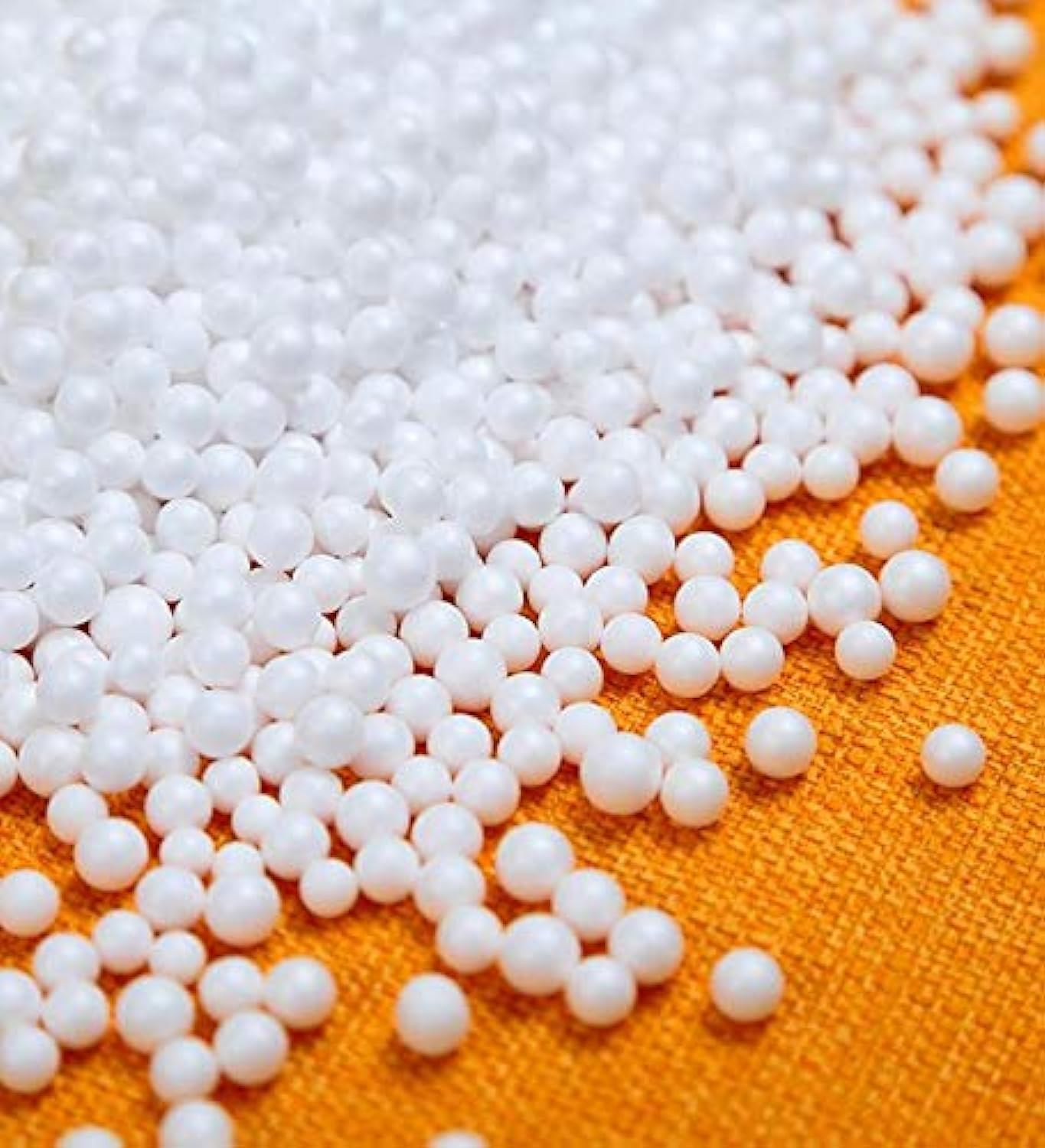 bpa Small Thermocol Balls, Ideal for Decoration and Craft, 5 to 7 mm, White -5000 Pieces