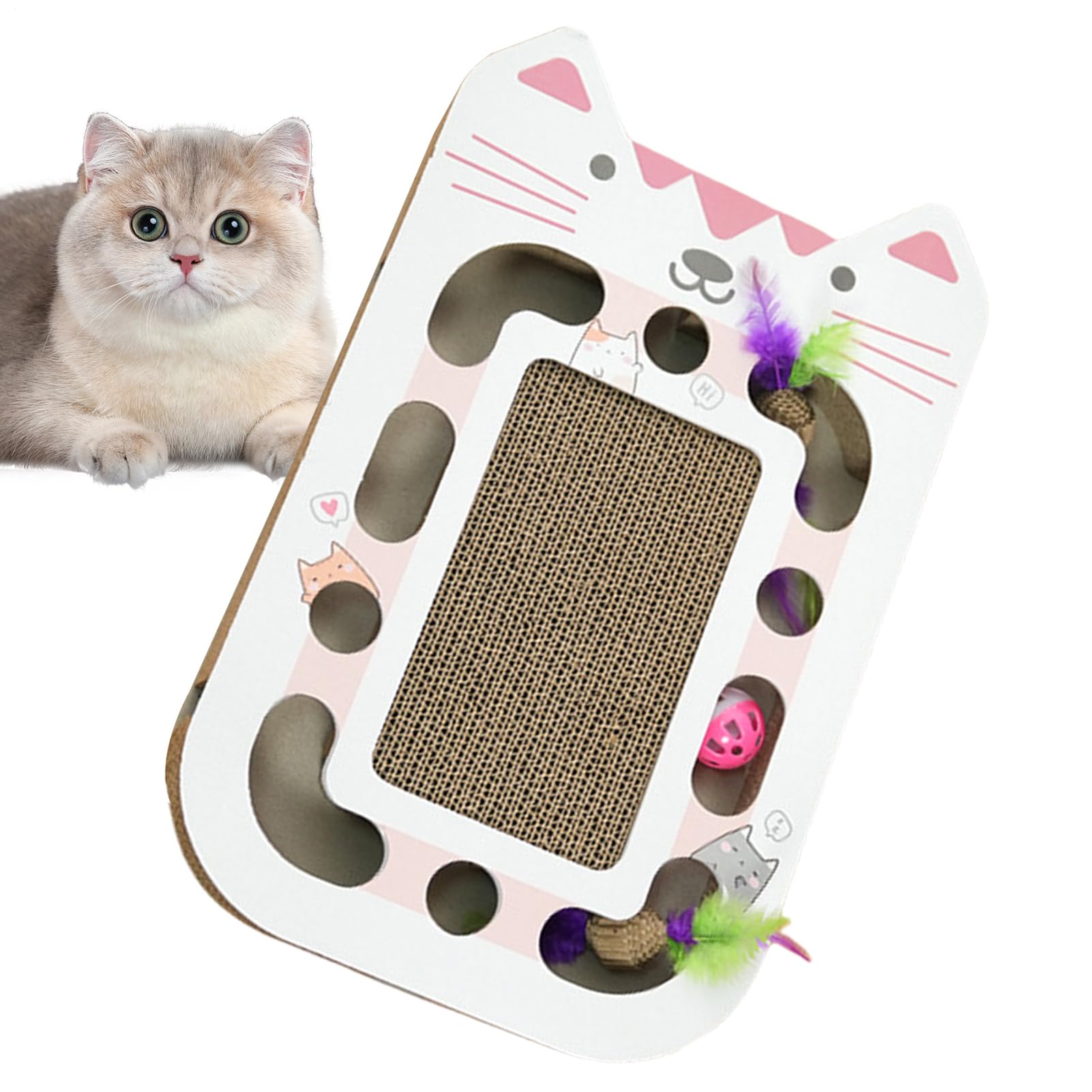 Griffoir pour chat multifonctionnel et réutilisable respectueux de la nature