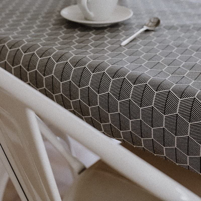 Tovaglia Copritavolo Cerata Tavolo 200x140 cm Resinato Antimacchia Rocciolo, Tovaglia in Cotone Antimacchia, Impermeabile e Antibatterico