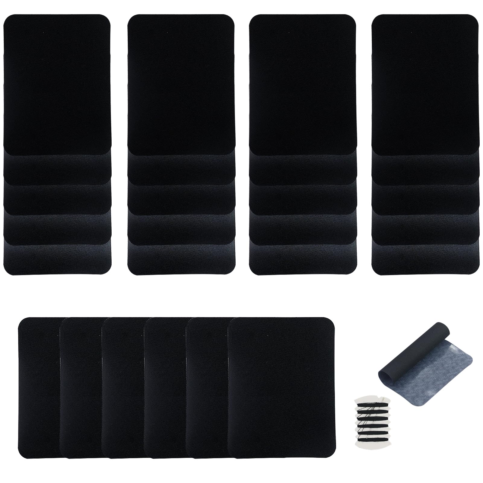 20 TOPPE TERMOADESIVE Mimetiche per Giacche, Jeans, Kit di Riparazione