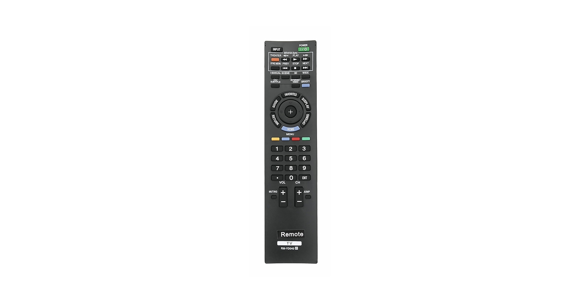 Amazon.com: New RM-YD040 Replaced Remote fit for Sony TV KDL