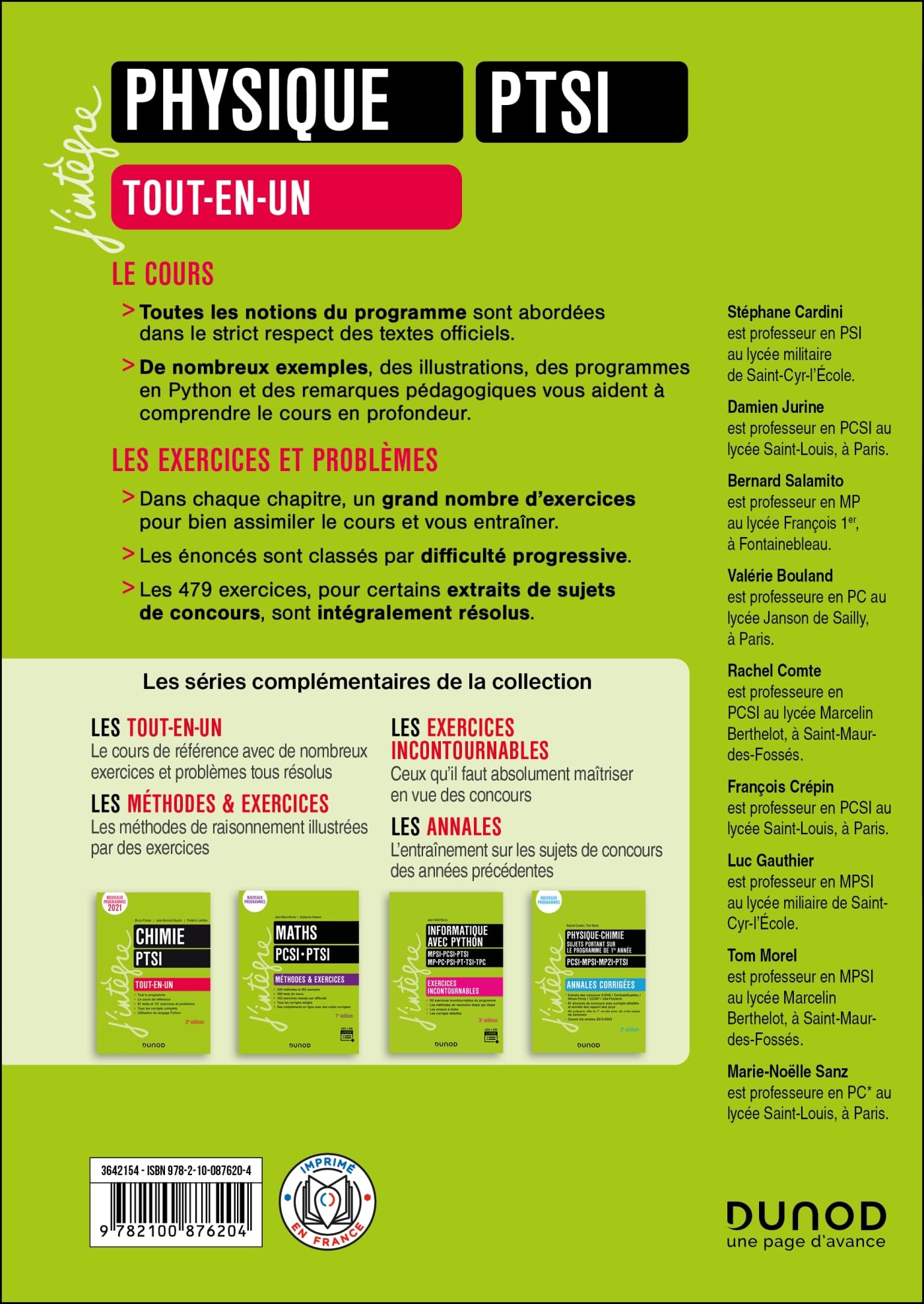 Physique tout-en-un PTSI - 3e éd.
