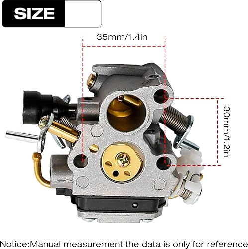 Miniatura 2 de Repuesto de carburador C1T-EL41 para motosierra Husqvarna 435 435E 440 440E 135 135E 140 140E