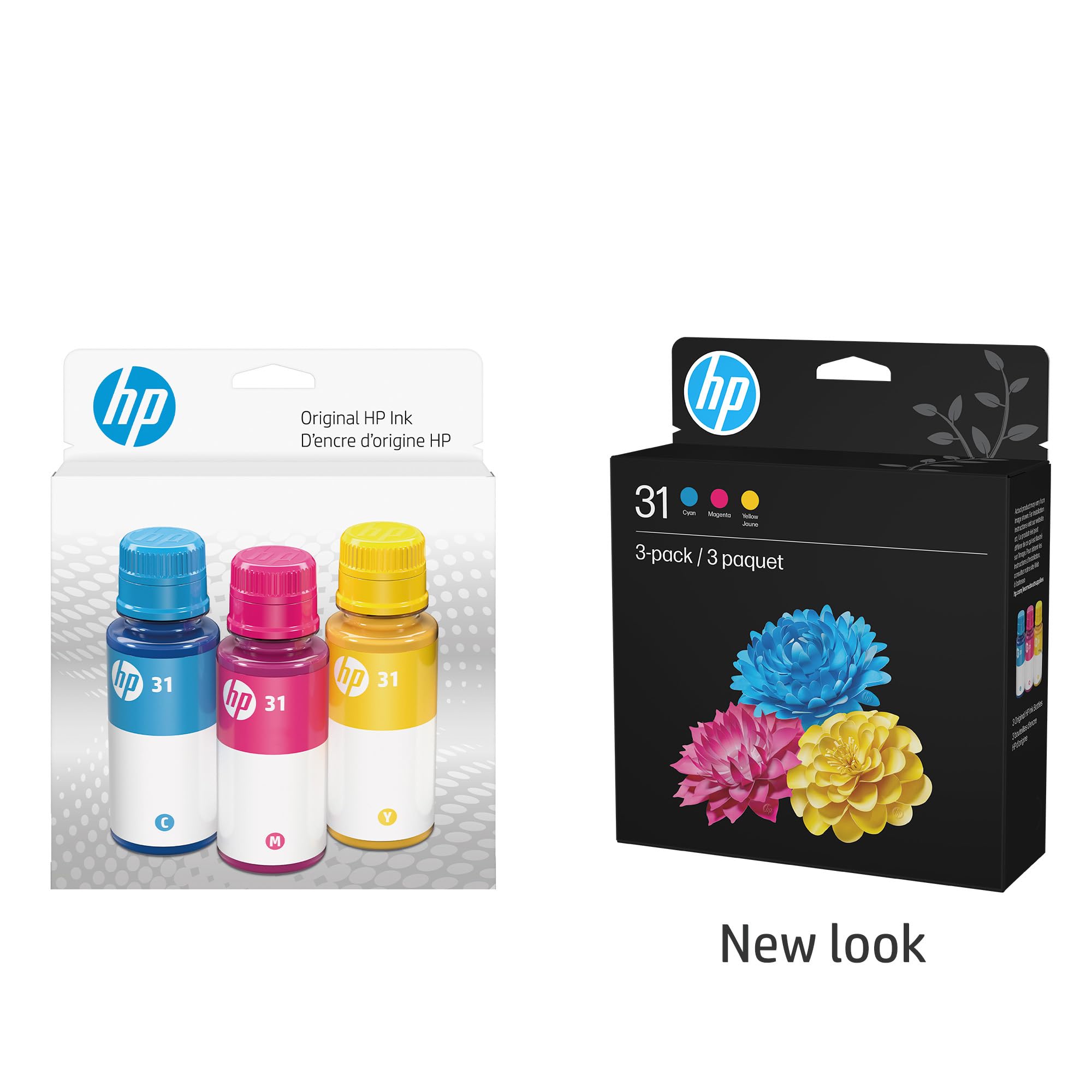 hp - HPインク　3smama Amazon.com: HP 31 Cyan, Magenta, Yellow Ink Bottles (3-Pack