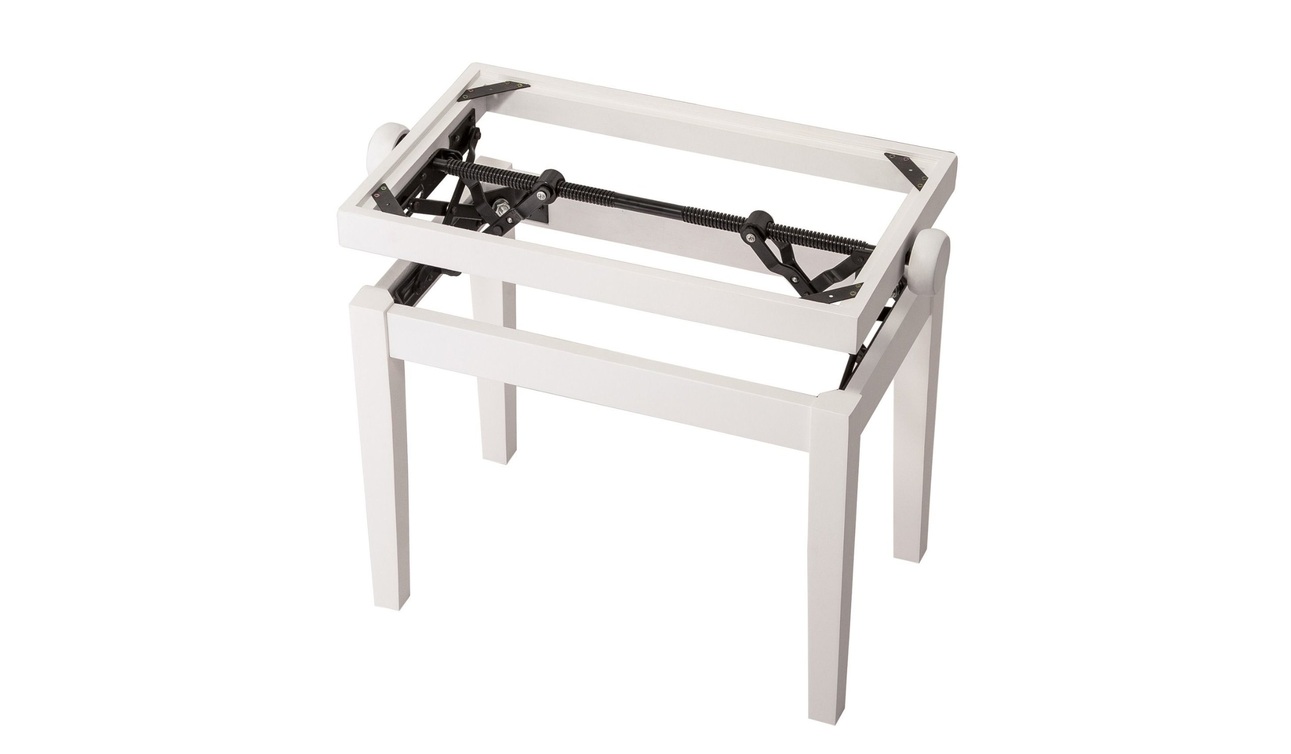 König & Meyer 13710 – 000 – 22 – Panca per pianoforte – Corpo bianco opaco