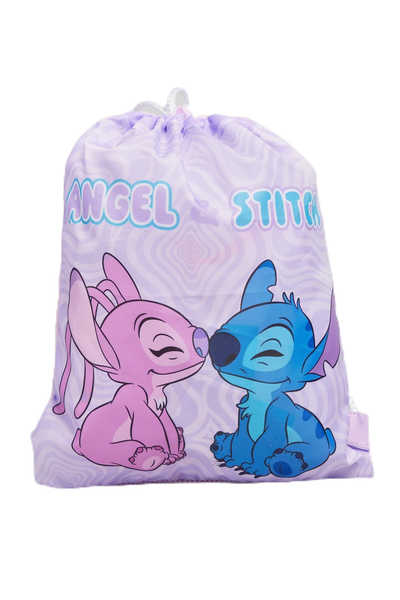 Disney Lilo & Stitch Drawstring Bag | Lightweight Backpack for School, Nursery or Travel | Kids Gym Bag for PE Kit, Trainers or Swim Wear