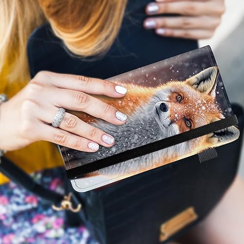 Vista 87 de Funda para chequera personal con diseño de tortuga marina verde, funda de piel sintética para hombres y mujeres, con ranuras para tarjetas, soporte