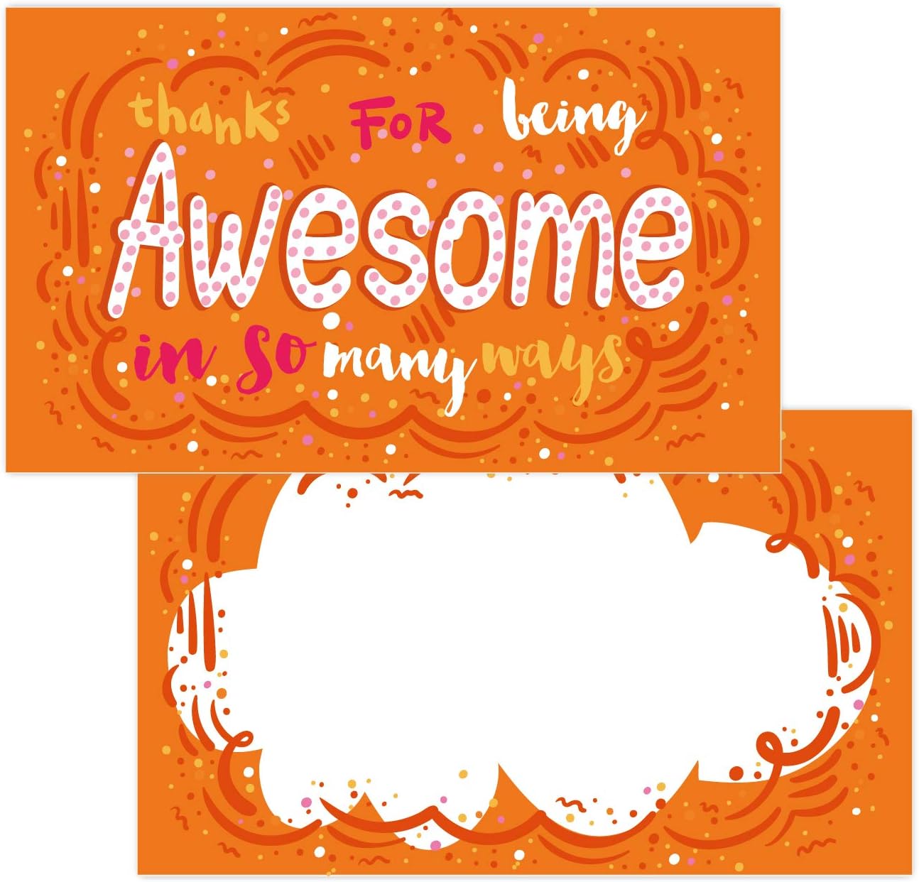 50 You are Awesome Cards -Thank You Appreciation Gifts Cards - Recognition, Encouragement and Kindness Notes for Employees, Teachers, Staff, Graduation, Friends, Family.