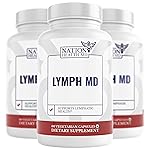 NATION HEALTH MD Lymph MD - Lymphatic Drainage Supplement - Lymph System Support for Women & Men - with Bromelain, Echinacea, Burdock Root, Dandelion, Rutin, Kelp & More - 180 Capsules