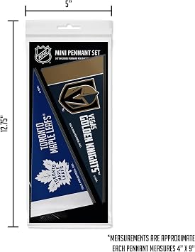 Rico Industries NHL Hockey Complete 4 x 9 Felt Mini Pennant League Set (Includes ALL Teams)
