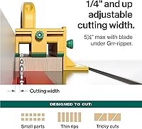 Vista 11 de Bloque de empuje Microjig GRR-RIPPER 3D para sierras de mesa, rebajadoras, sierras de banda, y ensambladores
