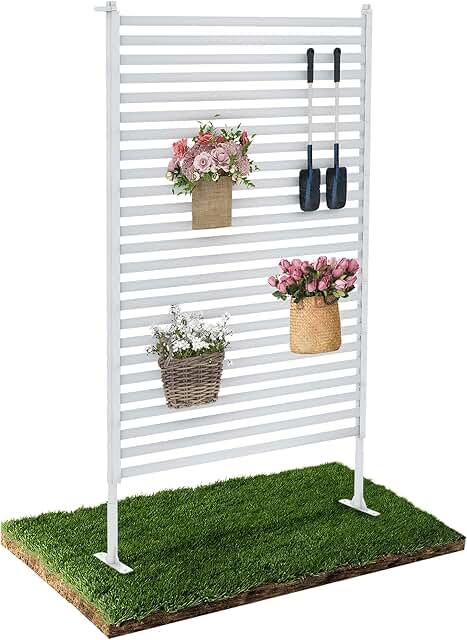 Outdoor Privacy Screen Fence with Feet Stand 3FT x 5FT, Freestanding Fen...