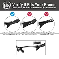 Vista 4 de HKUCO Repuesto para Oakley Half Jacket 2.0 XL Gafas de sol Kit de goma