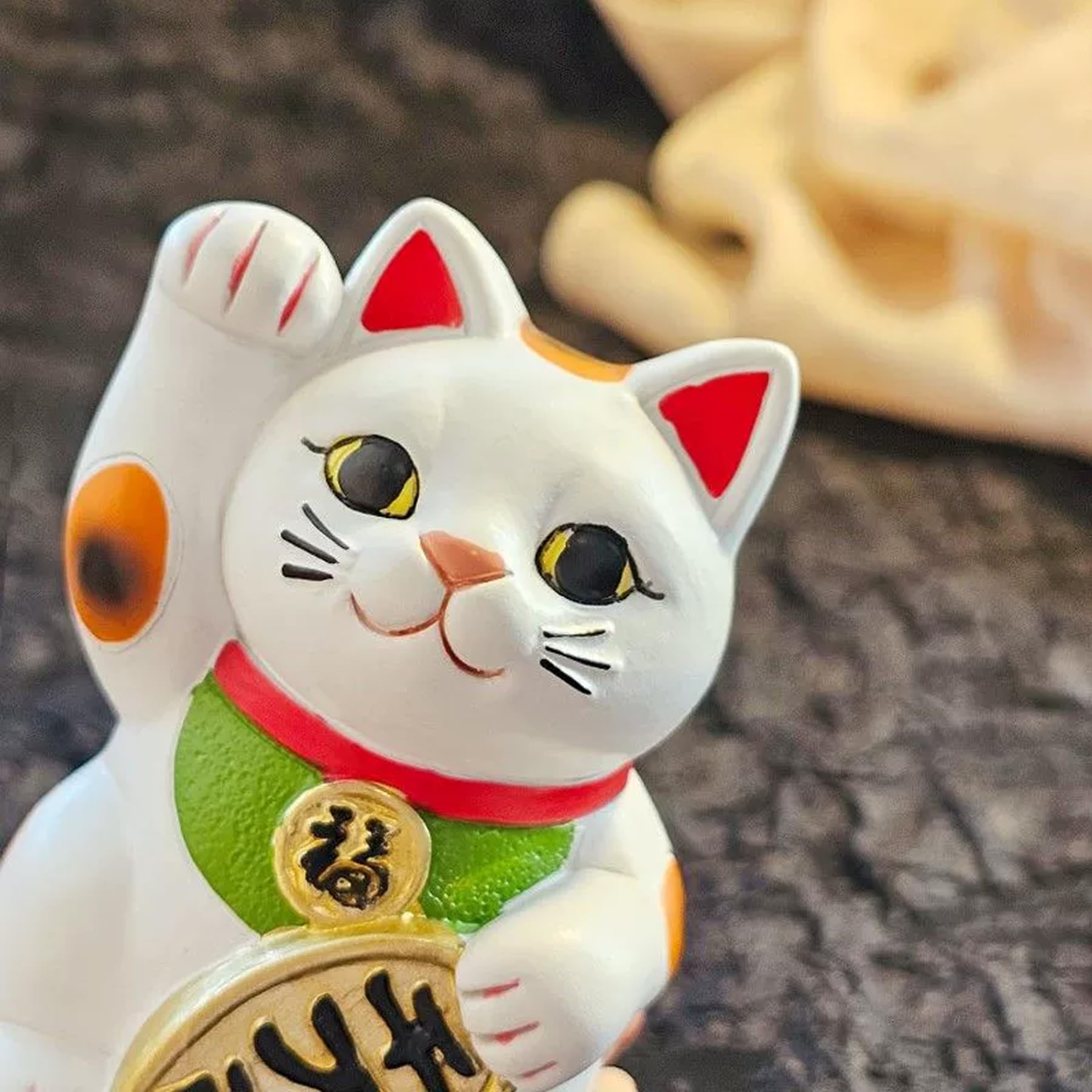 Amazon.co.jp: 招き猫 置物 開運 招福 運気アップ 金運祈願 商売繁盛
